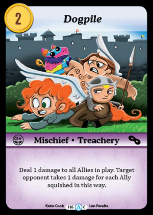 Munchkin CCG | Dogpile - Season 1 #185/313 | The Nerd Merchant