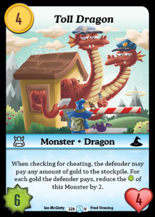 Munchkin CCG | Toll Dragon - Season 1 #228/313 | The Nerd Merchant