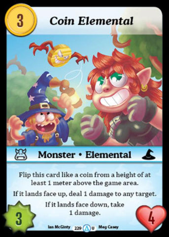 Munchkin CCG | Coin Elemental - Season 1 #229/313 | The Nerd Merchant