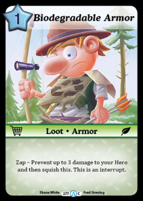 Munchkin CCG | Biodegradable Armor - Season 1 #277/313 | The Nerd Merchant