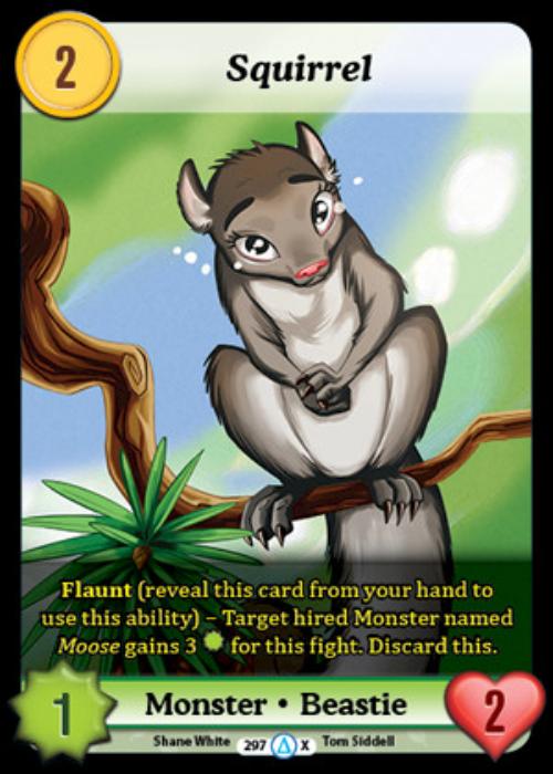 Munchkin CCG | Squirrel (Alt 1) - Season 1 #297/313 | The Nerd Merchant