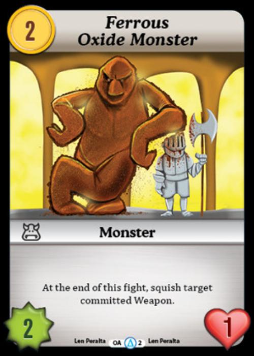 Munchkin CCG | Ferrous Oxide Monster - Season 1 #OA2/313 | The Nerd Merchant