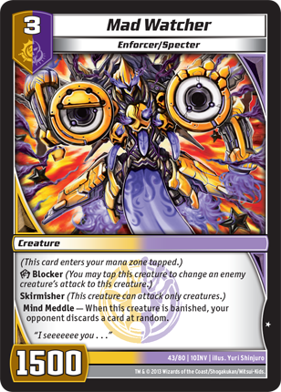 Kaijudo | Mad Watcher - Level 3 (10INV) | The Nerd Merchant