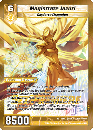 Kaijudo | Magistrate Jazuri - Level 6 (13GAU) (Promo) | The Nerd Merchant