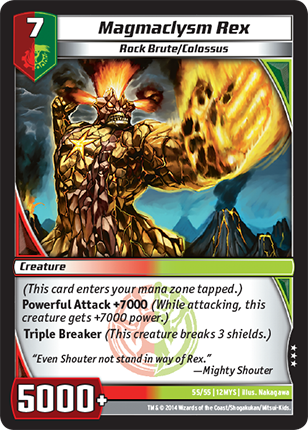 Kaijudo | Magmaclysm Rex - Level 7 (12MYS) | The Nerd Merchant