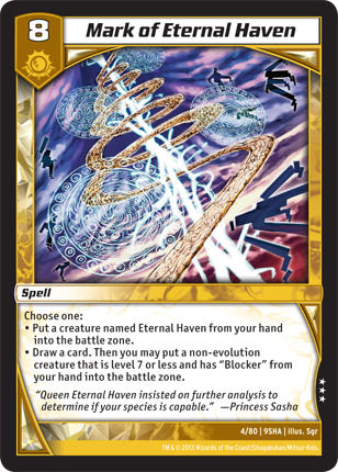 Kaijudo | Mark of Eternal Haven - Level 8 (09SHA) | The Nerd Merchant