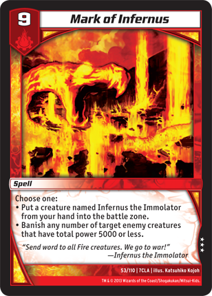 Mark of Infernus - Level 9 (07CLA)