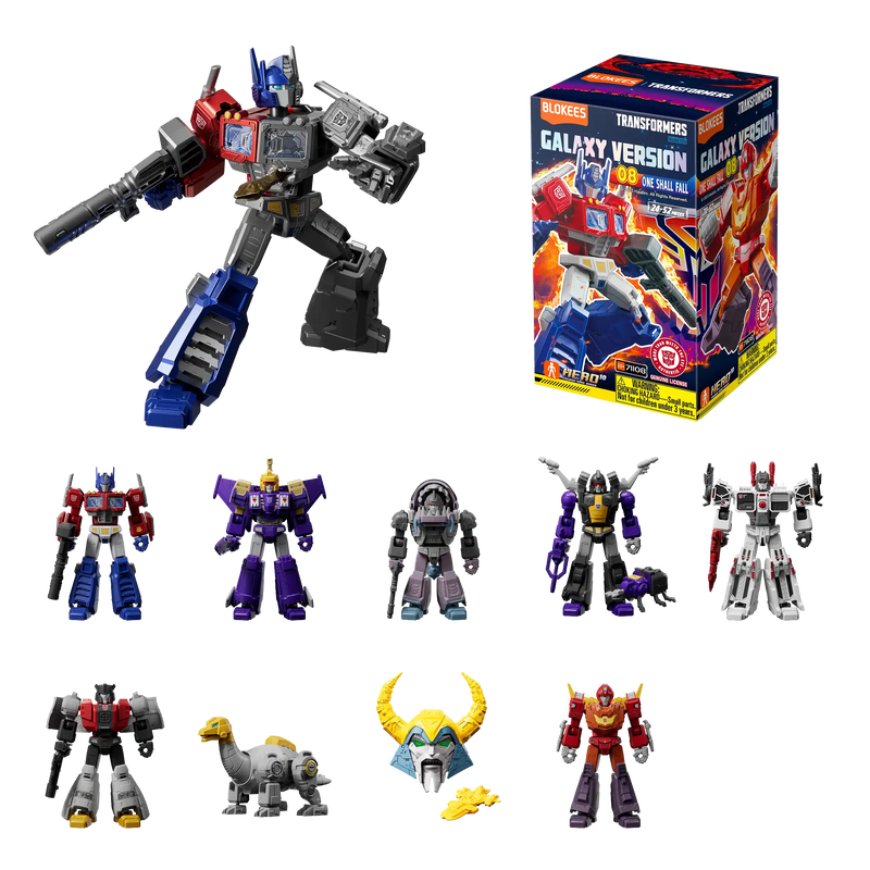 Blokees Figures Transformers Galaxy Version 08 One Shall Fall