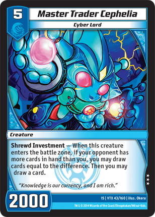 Kaijudo | Master Trader Cephalia - Level 5 (15VTX) | The Nerd Merchant