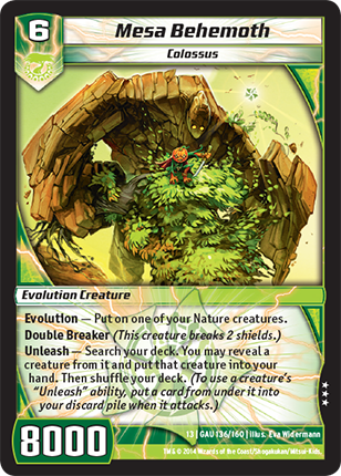 Kaijudo | Mesa Behemoth - Level 6 (13GAU) | The Nerd Merchant