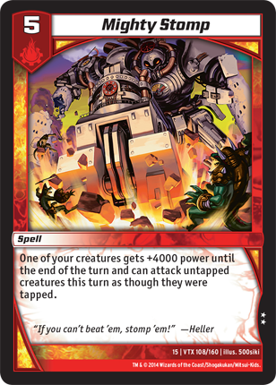 Kaijudo | Mighty Stomp - Level 5 (15VTX) | The Nerd Merchant