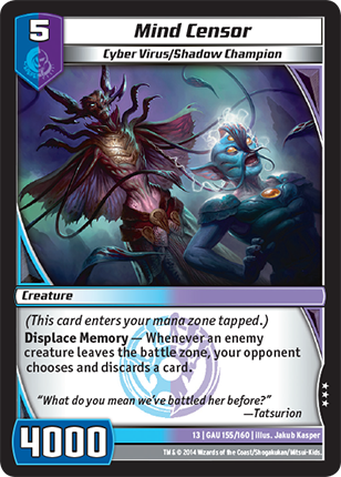 Kaijudo | Mind Censor - Level 5 (13GAU) | The Nerd Merchant