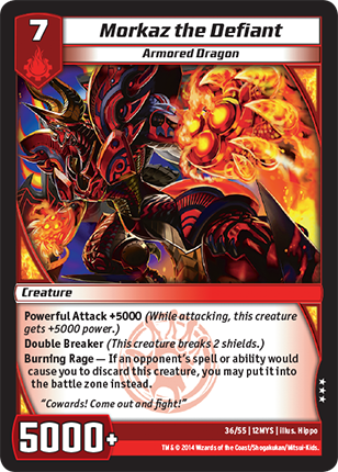 Kaijudo | Morkaz the Defiant - Level 7 (12MYS) | The Nerd Merchant