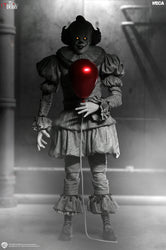 Welcome to Derry - 7 in Scale Action Figure - Ultimate Black & White Pennywise