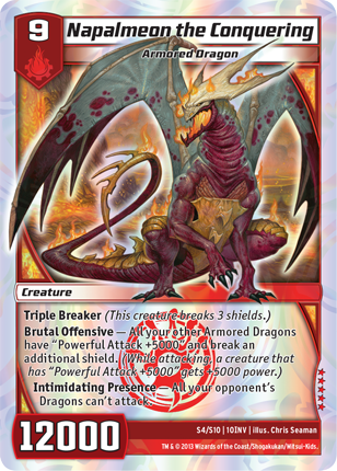 Kaijudo | Napalmeon the Conquering - Level 9 (10INV) | The Nerd Merchant