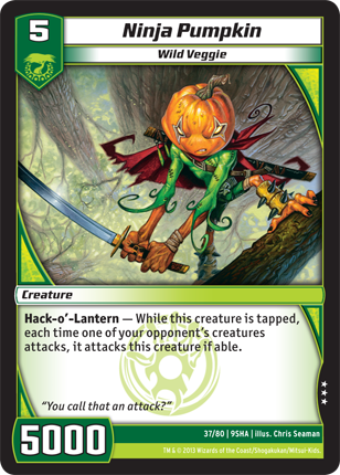 Kaijudo | Ninja Pumpkin - Level 5 (09SHA) | The Nerd Merchant