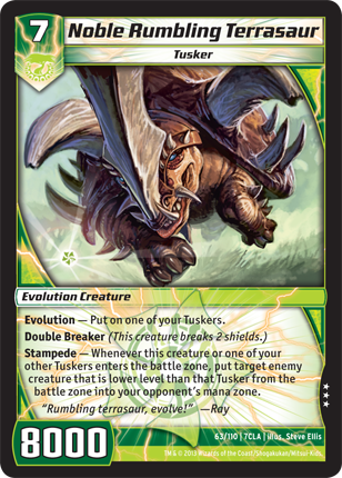 Noble Rumbling Terrasaur - Level 7 (07CLA)