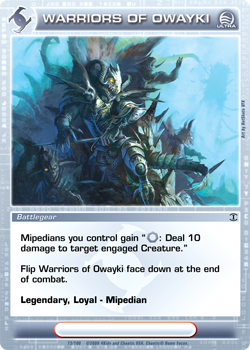 Chaotic CCG | Warriors of Owayki (Foil) - Turn the Tide (#73) | The Nerd Merchant