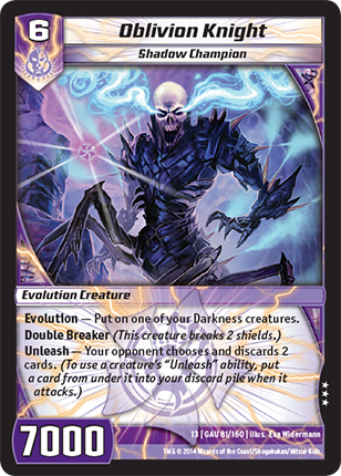 Kaijudo | Oblivion Knight - Level 6 (13GAU) | The Nerd Merchant
