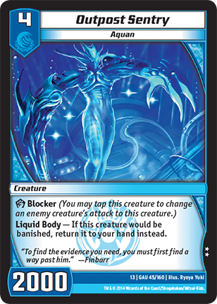 Kaijudo | Outpost Sentry - Level 4 (13GAU) | The Nerd Merchant