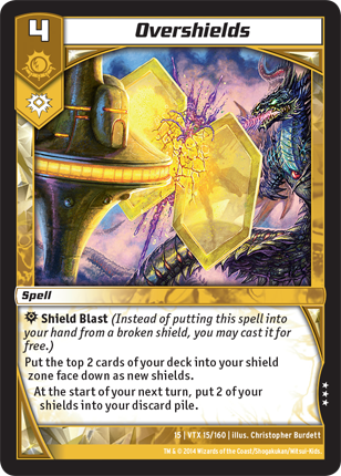 Kaijudo | Overshields - Level 4 (15VTX) | The Nerd Merchant
