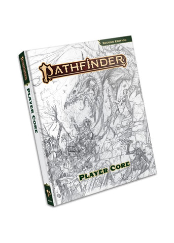 Pathfinder | 2nd Edition Player Core - Sketch Cover | The Nerd Merchant