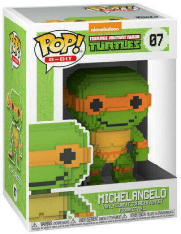 Funko Pop | Michelangelo (8-Bit) - TMNT #07 [EUC] | The Nerd Merchant