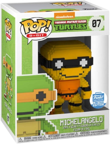 Funko Pop | Michelangelo (8-Bit) [Funko] - TMNT #07 [EUC] | The Nerd Merchant