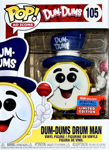 Funko Pop | Dum-Dums Drum Man [Fall Con] - Ad Icons #105 [EUC] | The Nerd Merchant