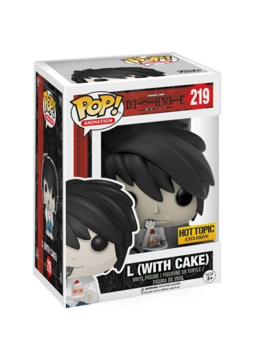 Pop! Vinyl | L (With Cake) [Hot Topic] - Death Note  #219 | The Nerd Merchant