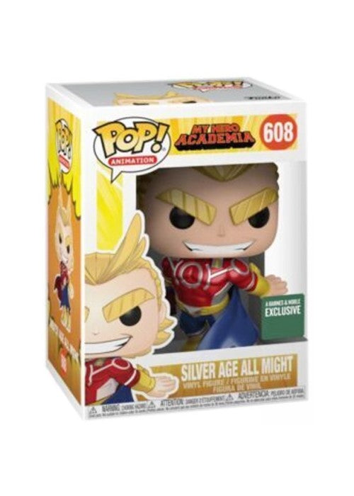Pop! Vinyl | Silver Age All Might [Barnes & Noble] - My Hero Academia  #608 | The Nerd Merchant