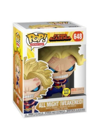Pop! Vinyl | All Might (Weakened) [Box Lunch] - My Hero Academia #648 | The Nerd Merchant