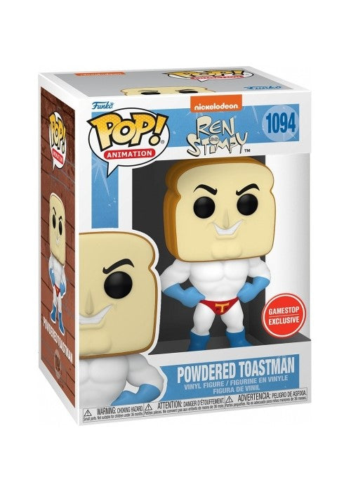 Funko Pop | Powdered Toastman [Game Stop] - Ren and Stimpy #1094 [EUC] | The Nerd Merchant