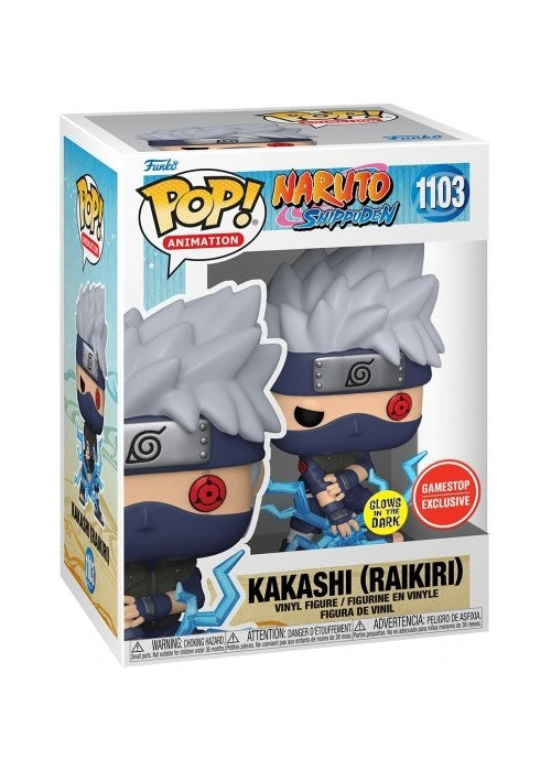 Pop! Vinyl | Kakashi (Raikiri) (Gamestop) [Glows in the Dark] - Naruto  #1103 | The Nerd Merchant