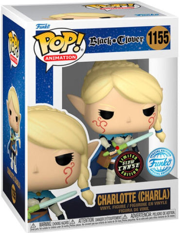 Funko Pop | Charlotte (Charla) (Glow in the Dark Chase) [Special Edition] - Black Clover #1155 [NIP] | The Nerd Merchant