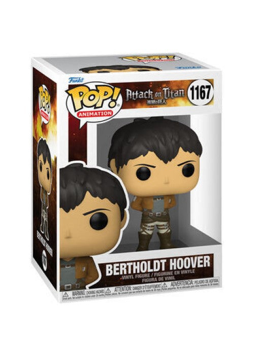 Funko Pop | Bertholdt Hoover - Attack on Titan  #1167 [EUC] | The Nerd Merchant