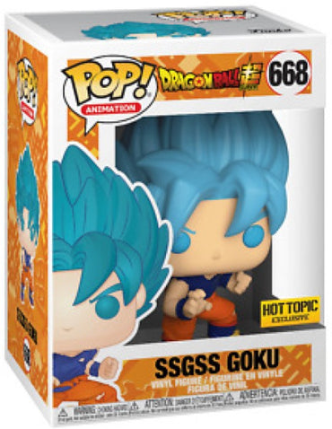 Funko Pop | SSGSS GOKU [Hot Topic] - Dragonball Z - #515 - [GUC] | The Nerd Merchant