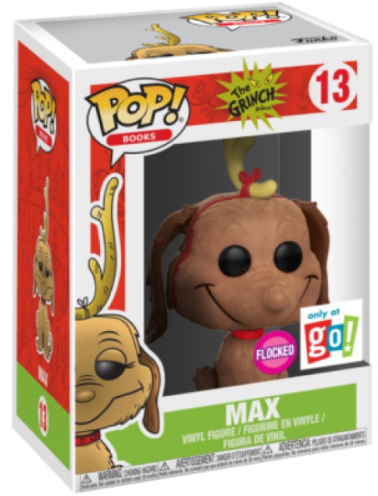 Funko Pop | Max (Flocked) [Go!] - The Grinch #13 [EUC] | The Nerd Merchant