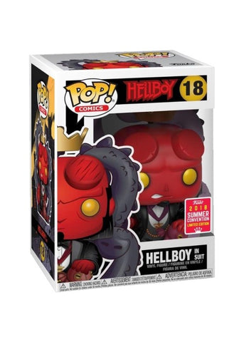 Funko Pop | Hellboy in Suit [Summer] - Hellboy #18 | The Nerd Merchant