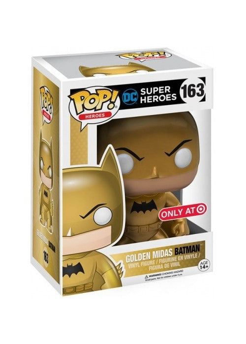 Funko Pop | Golden Midas Batman [Target] - DC Heroes #163 [EUC] | The Nerd Merchant