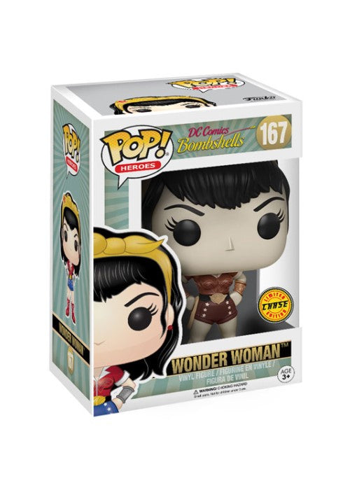 Funko Pop | Wonder Woman (Chase) - DC Bombshells #167 [EUC] | The Nerd Merchant