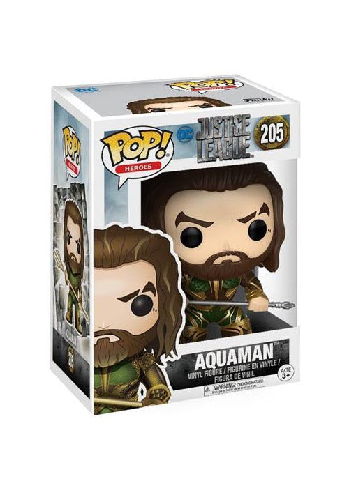 Funko Pop | Aquaman - Justice League #205 [EUC] | The Nerd Merchant