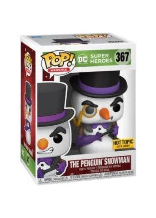 Funko Pop | The Penguin Snowman [Hot Topic] - DC Heroes #367 [EUC] | The Nerd Merchant