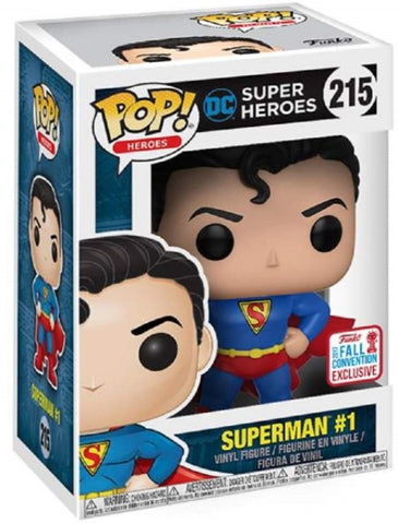 Funko Pop | Superman #1 [Fall Con] - DC Super Heroes  #215 [DAMAGED] | The Nerd Merchant