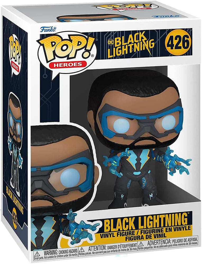 Funko Pop | Black Lightning - DC Heroes #426 [EUC] | The Nerd Merchant