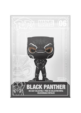 Funko Pop | Black Panther [Die Cast] [Funko] - Marvel #06 [EUC] | The Nerd Merchant