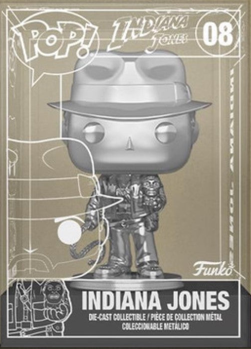 Funko Pop | Indiana Jones (Chase) [Die Cast] [Funko] - Raiders of the Lost Ark #08 [EUC] | The Nerd Merchant