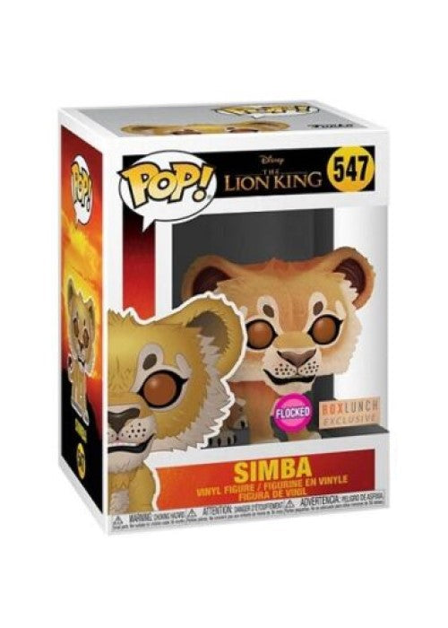 Pop! Vinyl | Simba (Flocked) [Box Lunch] - The Lion King #547 | The Nerd Merchant
