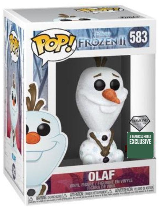 Funko Pop | Olaf (Diamond) [Barnes & Noble] - Frozen #581 [EUC] | The Nerd Merchant