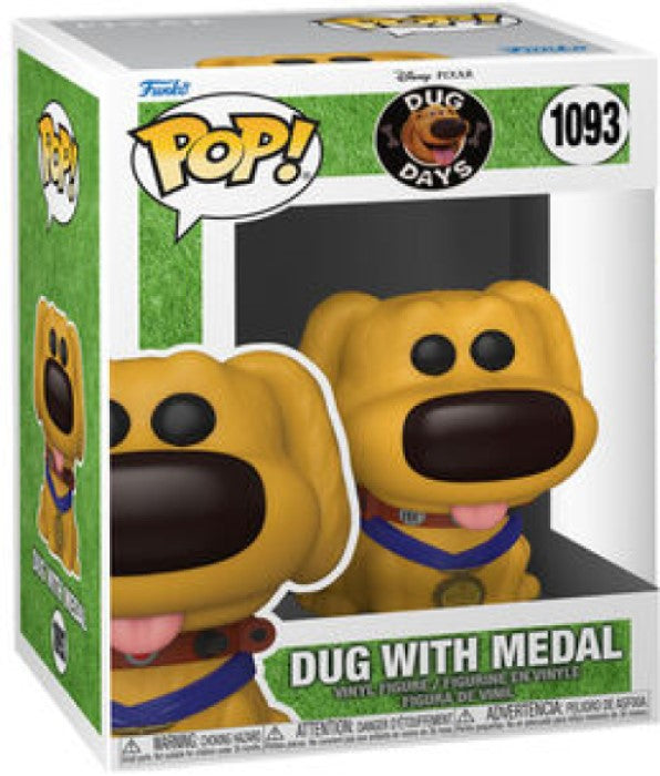 Funko Pop | Dug with Medal - Disney Pixar #1093 [EUC] | The Nerd Merchant